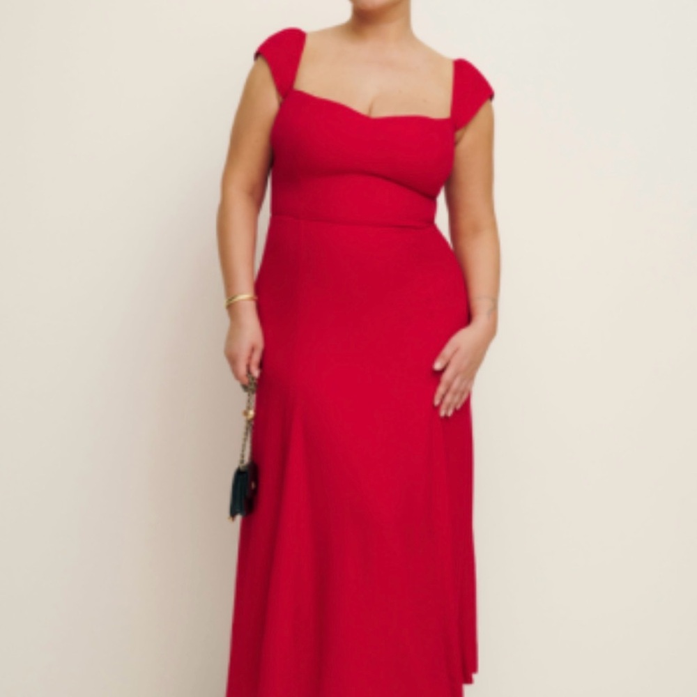 Reformation Red Maxi Dress